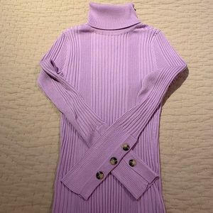 Anthropologie Ribbed Turtleneck Sweater